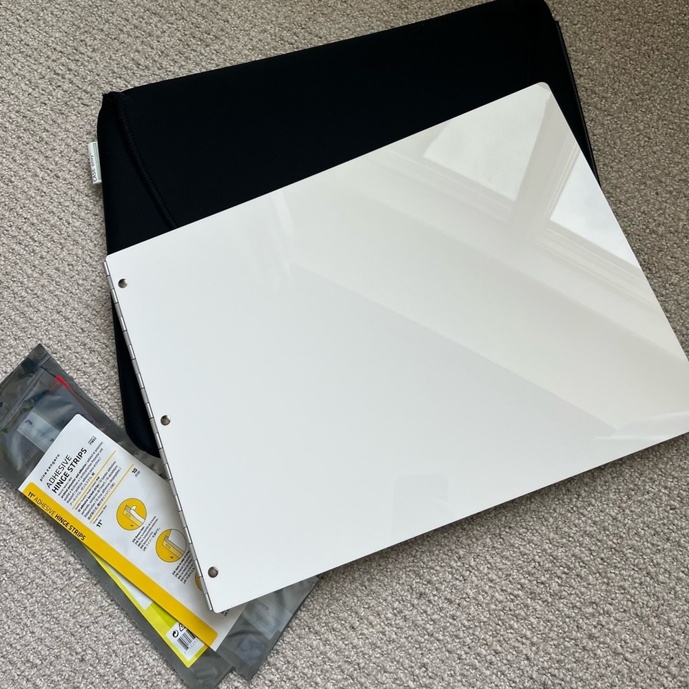 Screwpost Binder, Case, and Adhesive Strips